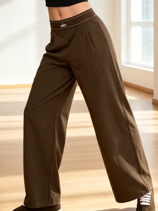 ALO Yoga Pants - 🛎ALO Yoga Suit Up Trouser Coffee Brown (Regular) 30-inch Inner Seam